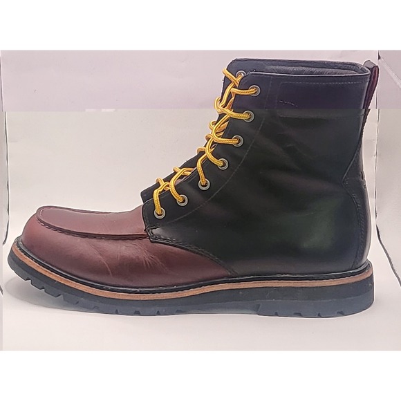 UGG Noxon Waterproof Leather Moc Toe Boots Men's Size 13 Vibram Lug Work Hiking - Picture 1 of 12